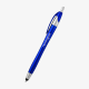 Blue Click Pen With Stylus